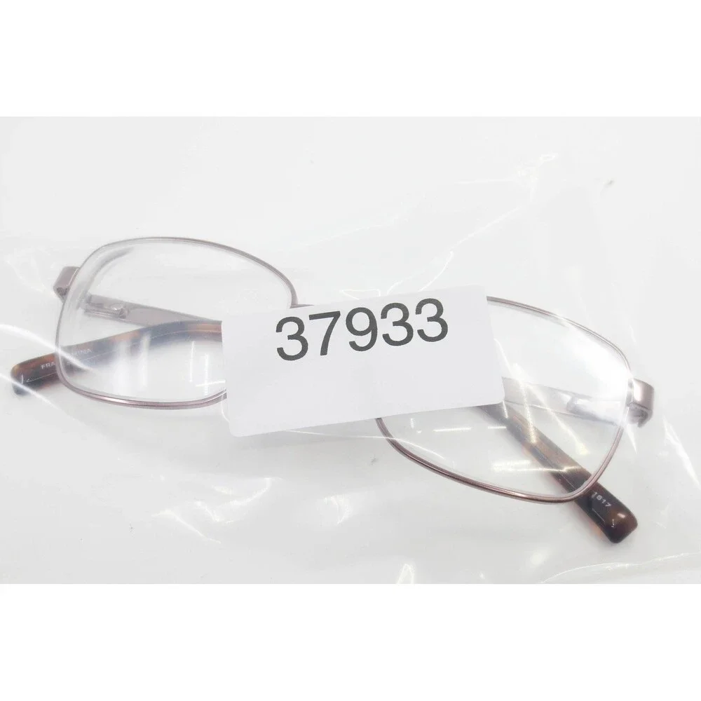 White Mountain WM 7100 LBR Light Brown Metal Rectangular Eyeglasses 54-17-140